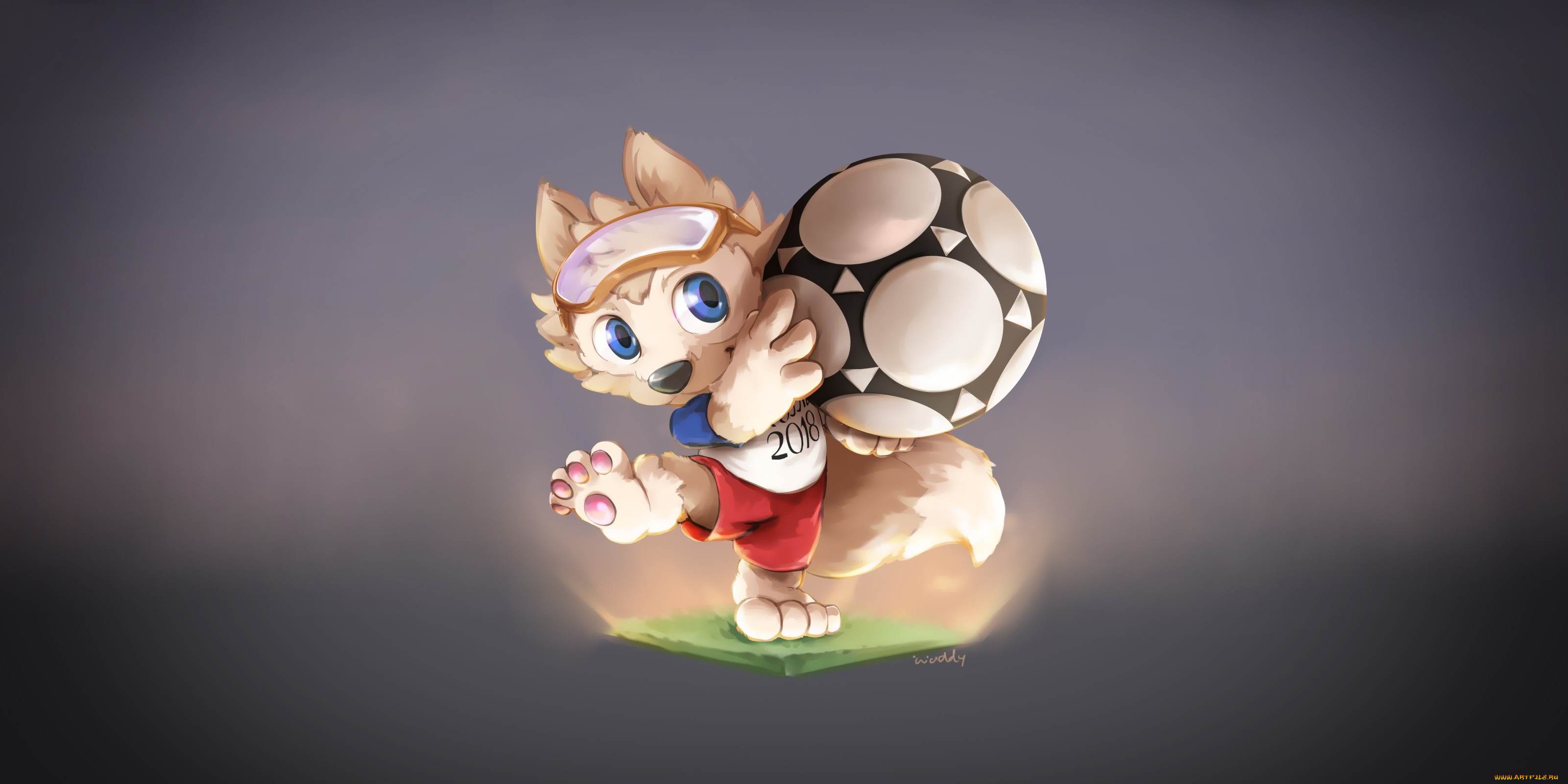 , 3d, , world, cup, 2018, , , , , , fifa, , , , , mascotte, , , , , , , 